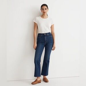 Madewell Perfect Vintage Flare Crop Jean New Size 25 NWT Denim Jeans